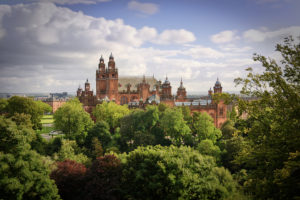 Kelvingrove Museum and Kelvingrove Park in Glasgow