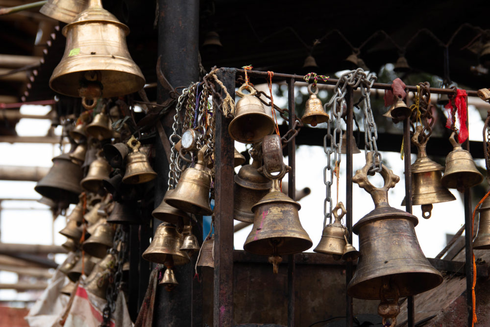 Nepal Planchook Bhabati temple bells