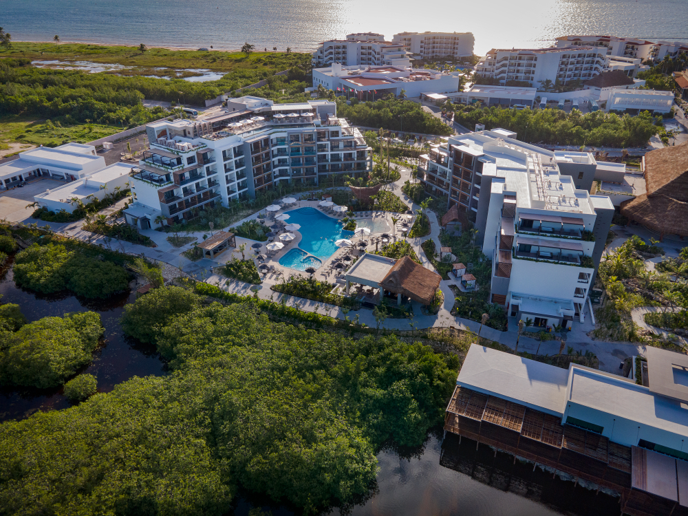 Aerial view of Ventus Ha’ at Marina El Cid Spa & Beach Resort - Riviera Maya