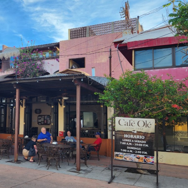 Cafe Ole is a popular local gathering spot