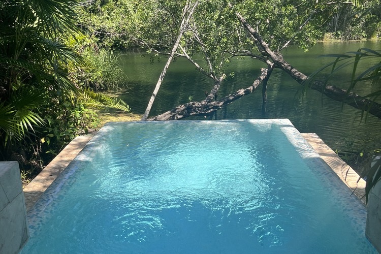 Nature as your backyard-lagoon view suite